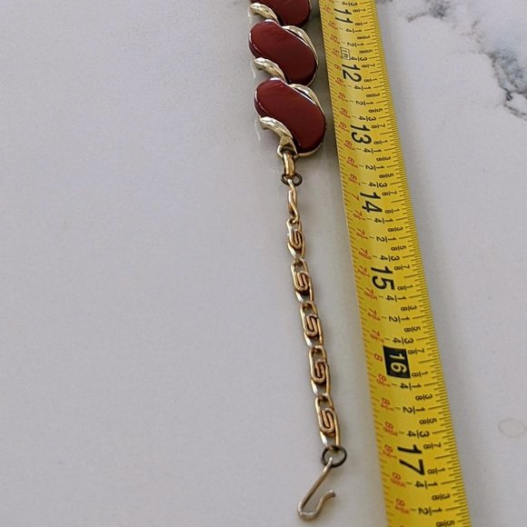 Lisner necklace on trend Amber color 17in - Picture 6 of 8